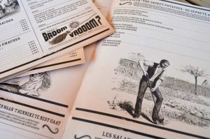 menu brasserie