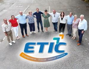 réalisation de la campagne électorale du groupe ETIC à Tellin. Conception graphique et réalisation de photos et vidéos