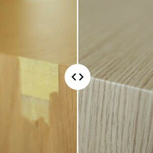 Rénovation de mobilier avec les revêtements COVERSTYL installés par Graphic Dimension à Andenne