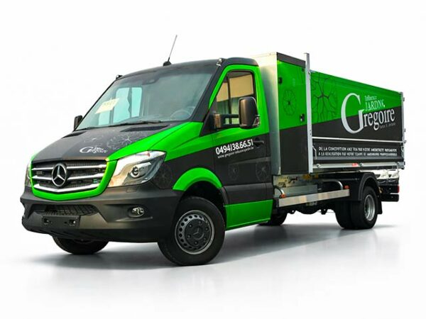 Lettrage véhicules | Jardins Grégoire