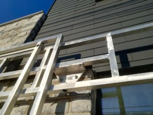 structure aluminium soudée pour support enseigne commerciale