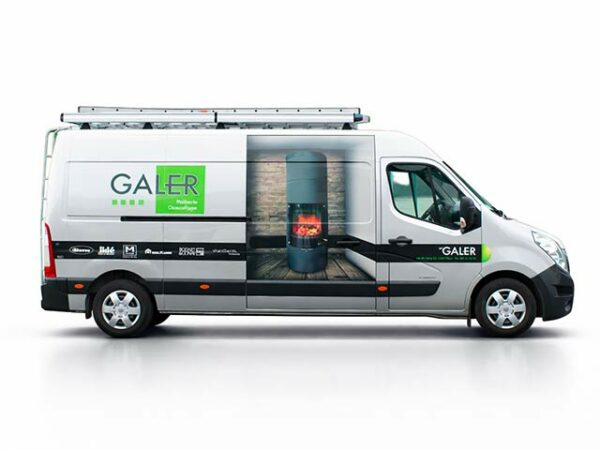 Lettrage de véhicules en trompe-l’œil pour GALER à Ohey