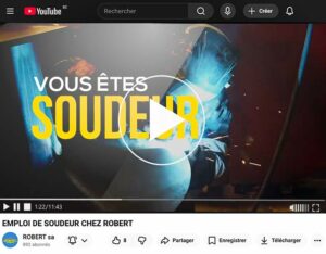 video recrutement entreprise atelier robert sa