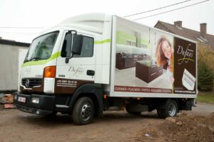 marquage camion menuiserie bastogne graphic dimension